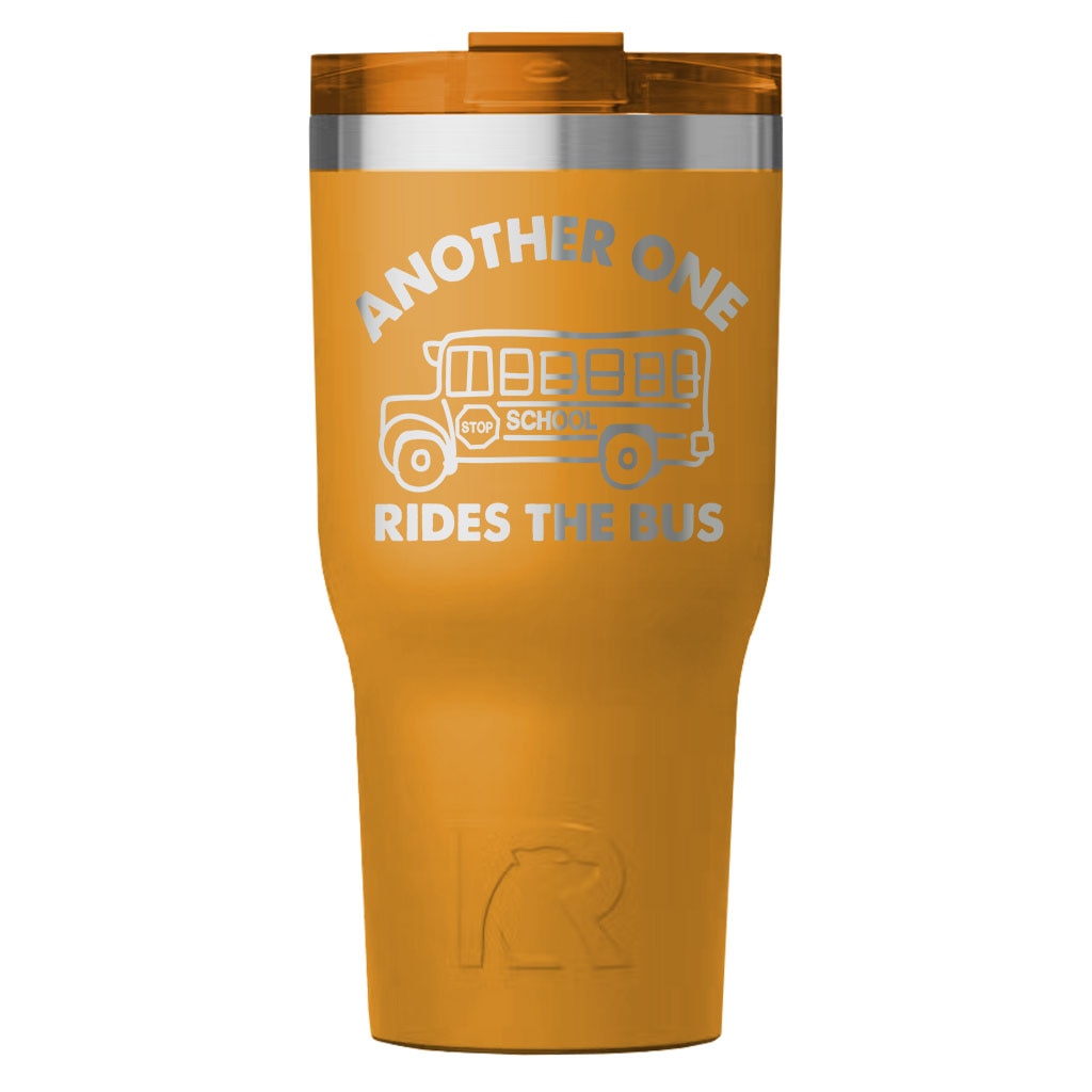 Etched School Bus Tumbler