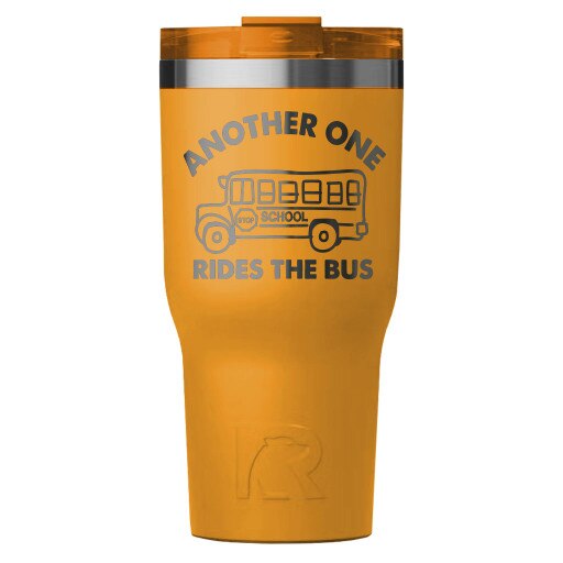 Etched School Bus Tumbler