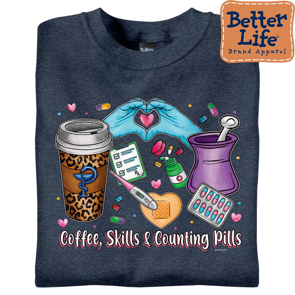 Coffee, Skills & Counting Pills