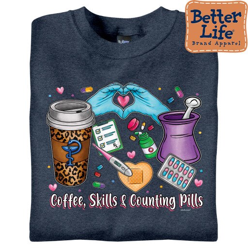Coffee, Skills & Counting Pills