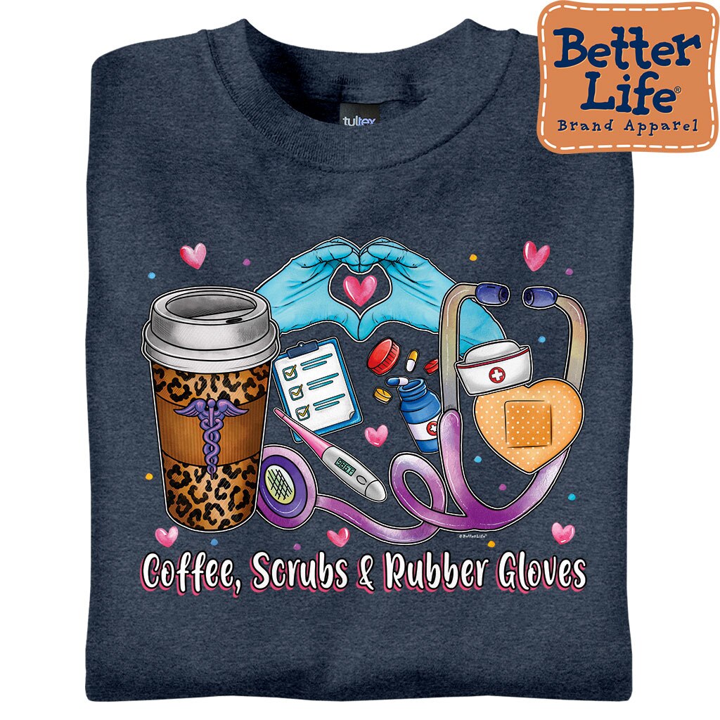 Coffee Scrubs And Rubber Gloves T-Shirt Coffee Scrubs And Rubber Gloves T-Shirt